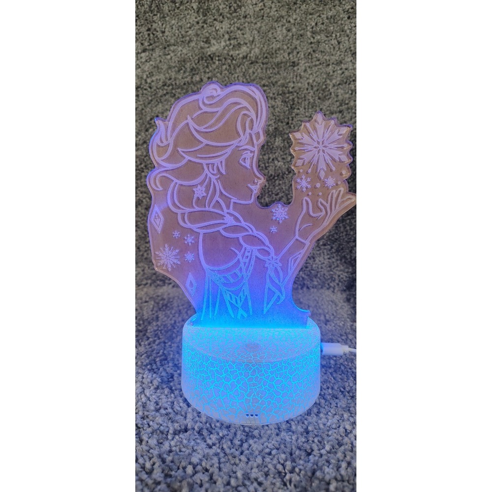 Elsa 3d Creative Desklamp